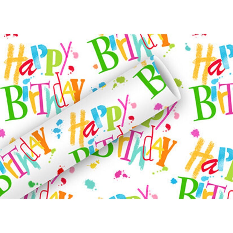 Geschenkpapier Happy Birthday Dance 2 m