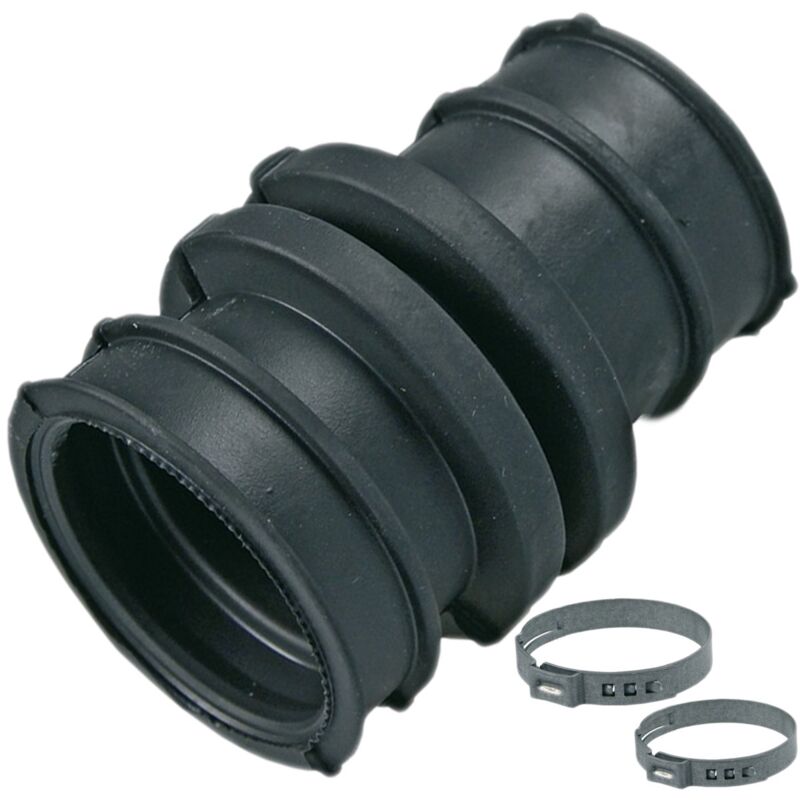 Whirlpool - Ersatzteil - Verbindungsschlauch Umwälzpumpe + Schlauchschellen - bauknecht, ignis, kitchenaid, laden, ikea, privileg, maytag