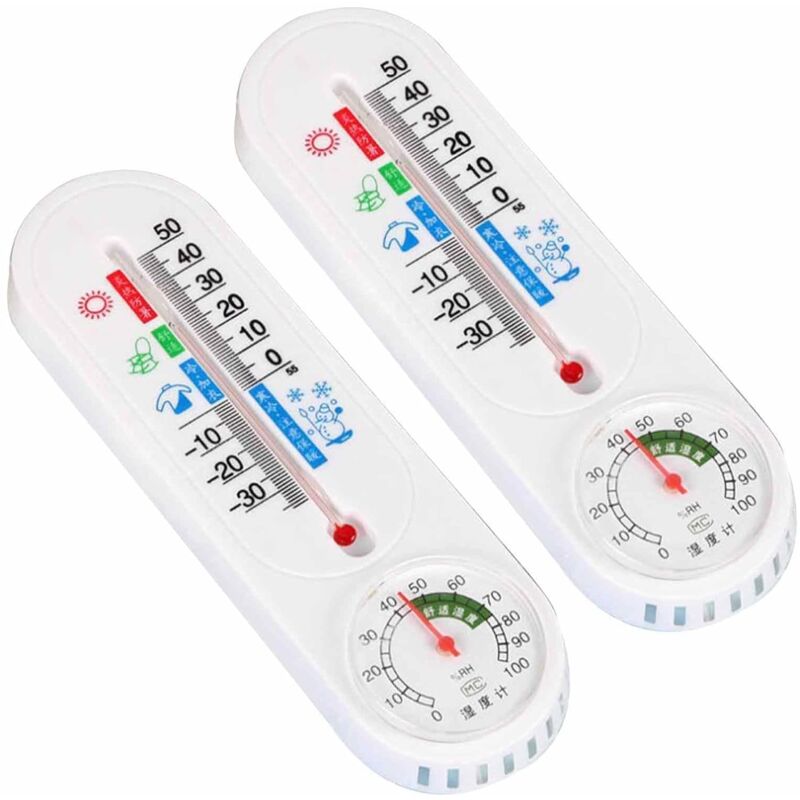Gewächshaus-Thermometer – Hochpräzises wandmontiertes Thermometer für den Innenbereich, wandmontierter Gewächshaus-Temperaturmonitor für Garten,