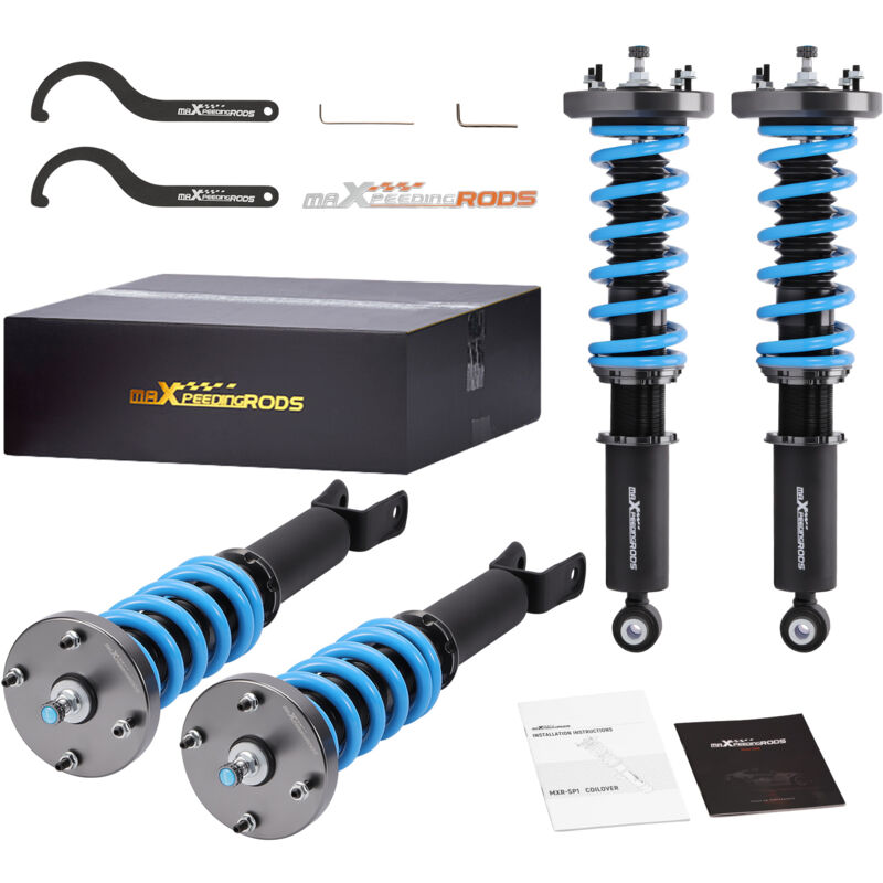 Gewindefahrwerk 24 Stufen Dämpfung einstellbar for Jaguar XJ8 xjr X350 2003-2007