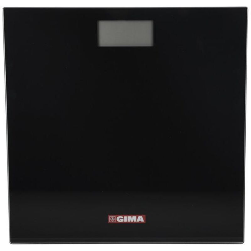 GIMA 27248 Personenwaage Quadratisch Schwarz Elektronische Personenwaage