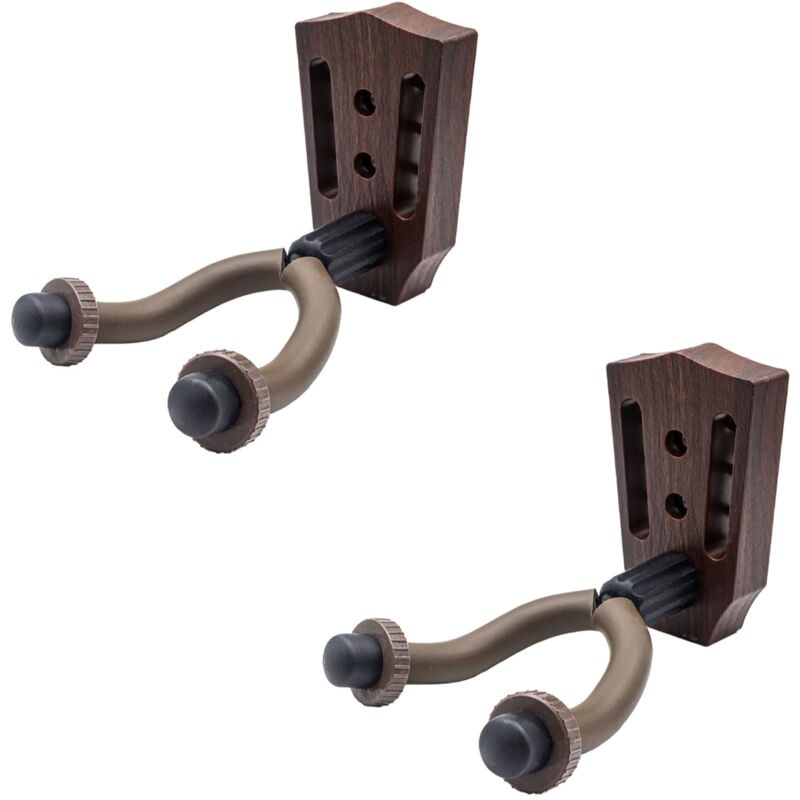 Linghhang - Gitarren-Wandhalterung, 2 Stück, abs, abnehmbarer Gitarrenhalter, an der Wand montierter Gitarrenständer, klassische akustische