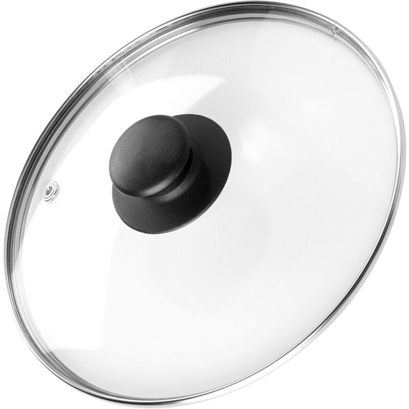 Glasdeckel für Töpfe, Pfannen und Töpfe, Universalknopf, 20 cm