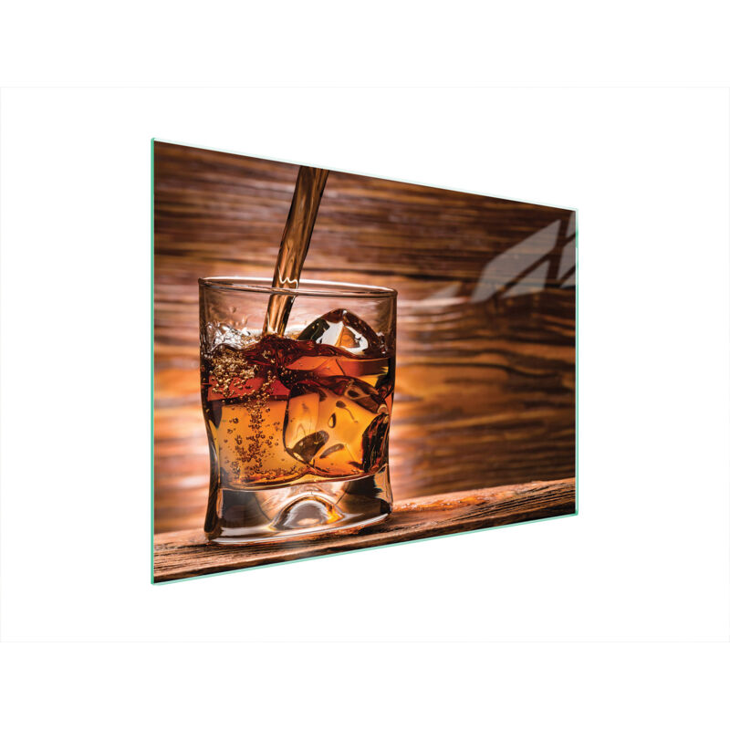GLASSCHUTZPLATTE FÜR HERD 70x52 WHISKY