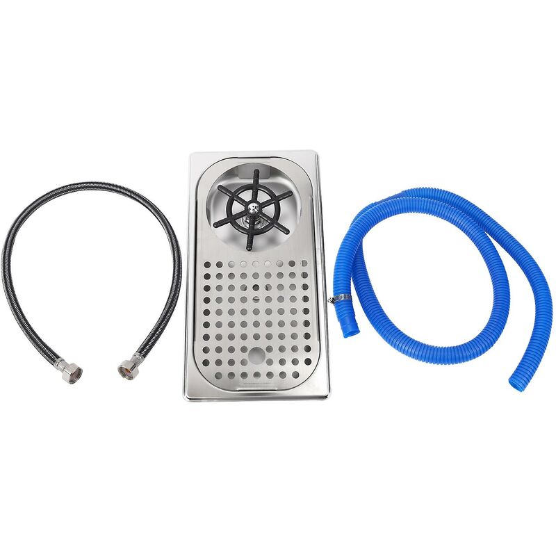 Glasspüler, Durchmesser 201, Edelstahl-Spüler für Bier, Milch, Tee, Tasse, Waschmaschine, Reiniger, Glasspüler