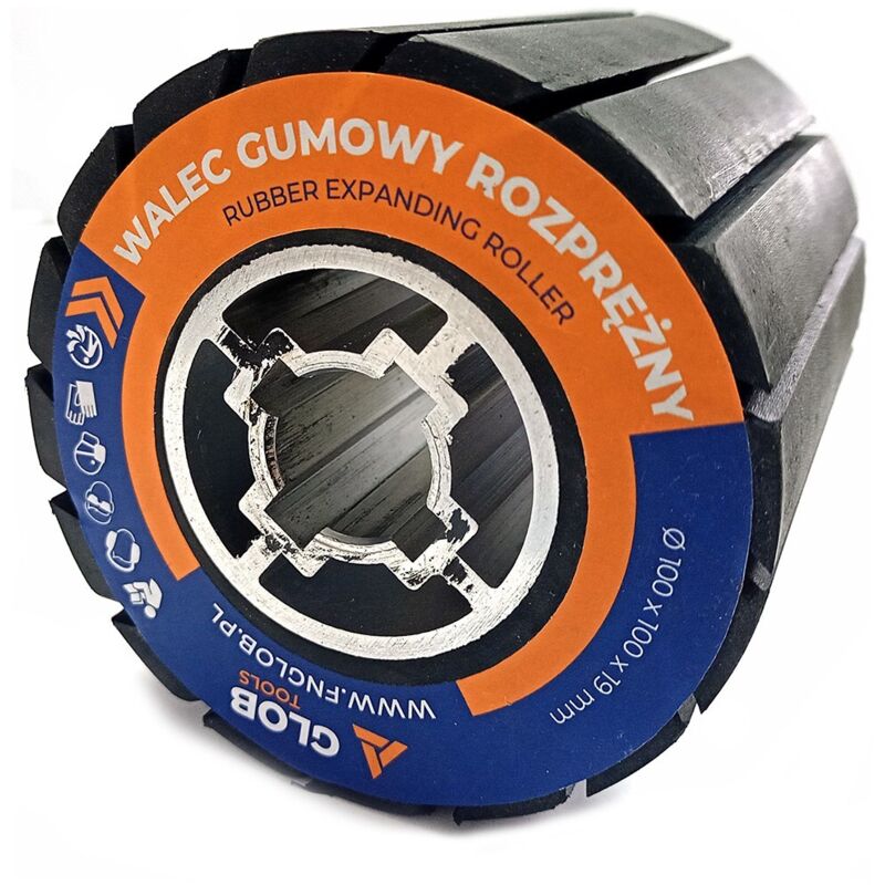 Glob Tools Gummi-Expansionswalze 90 x 100 x 19 mm Poliermaschine
