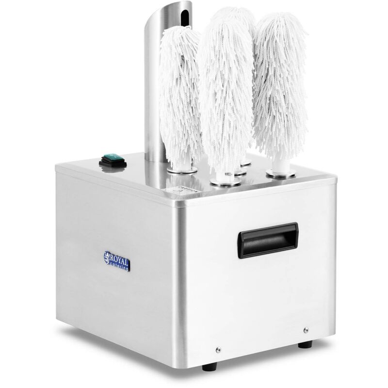 Royal Catering - Gläserpoliermaschine Gastronomie 5 Polierköpfe 330 Gläser/h 1320 w