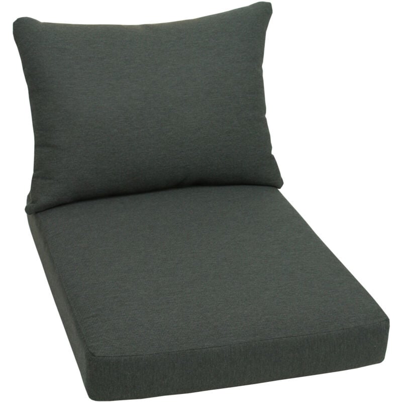 Go-de - Palettenkissen anthrazit 80x60x12 cm Palettenpolster Sitzkissen Auflage