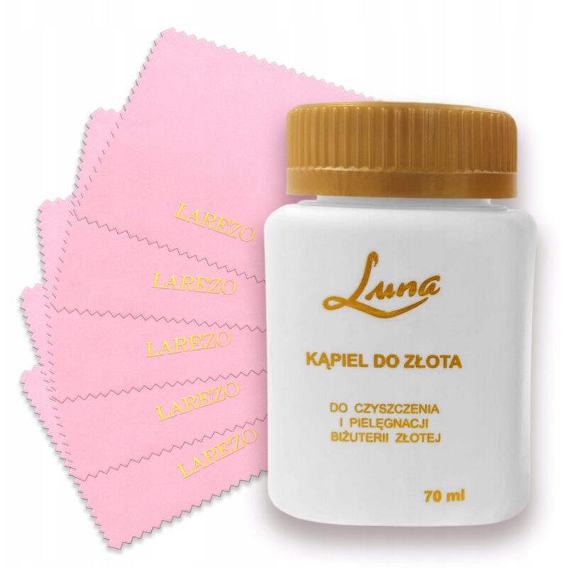 Goldschmuckreiniger + 5 Poliertücher