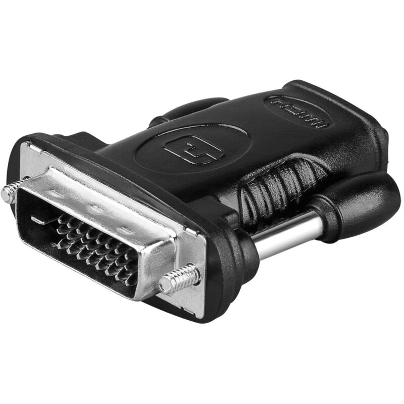Goobay - Adapter ® HDMI-Buchse/DVI-D-Stecker Dual Link (24+1) schwarz