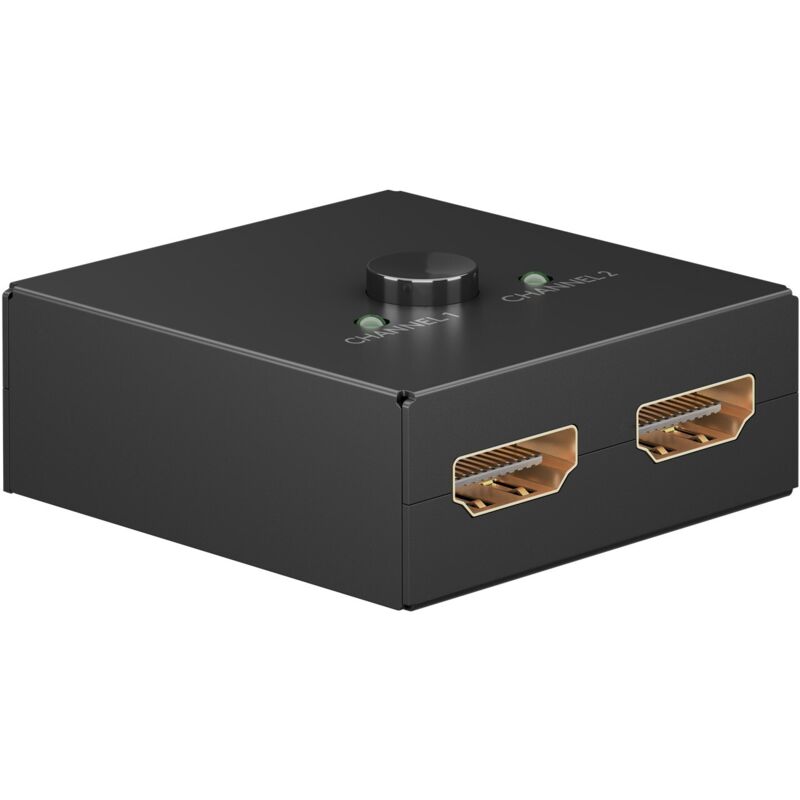 Goobay - HDMI™-Umschaltbox 2 auf 1, 4K@30Hz.