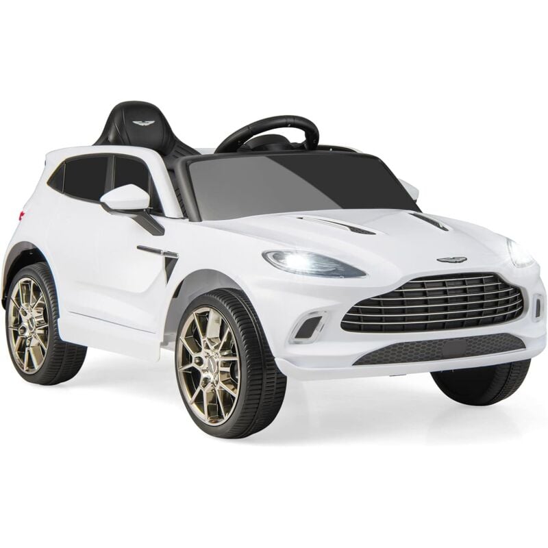 Goplus - 12V Kinder Elektroauto Aston Martin dbx, Kinderfahrzeug mit Ferbedienung, Hupe, Musik, Schweinwerfer & Rücklicht, Kinderauto mit