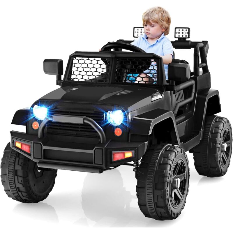 Goplus - 12V Kinder Elektroauto, Kinderauto mit 2,4G Fernbedienung, Kinderfahrzeug mit usb & Musik & MP3, Auto mit led Scheinwerfer & Hupe, 2,5-4,5