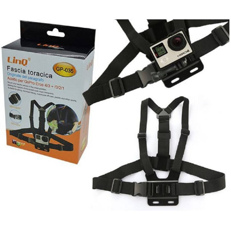 Trade Shop - GOPRO HERO 4/3+/3/2/1 BRUSTHALTERUNG KÖRPERGÜRTELSCHNALLE GÜRTEL GP-035 -