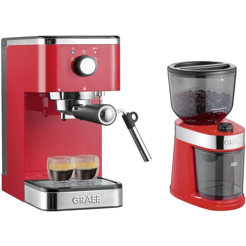 Graef - Siebträger-Espressomaschine es 403 salita mit Kaffeemühle cm 203