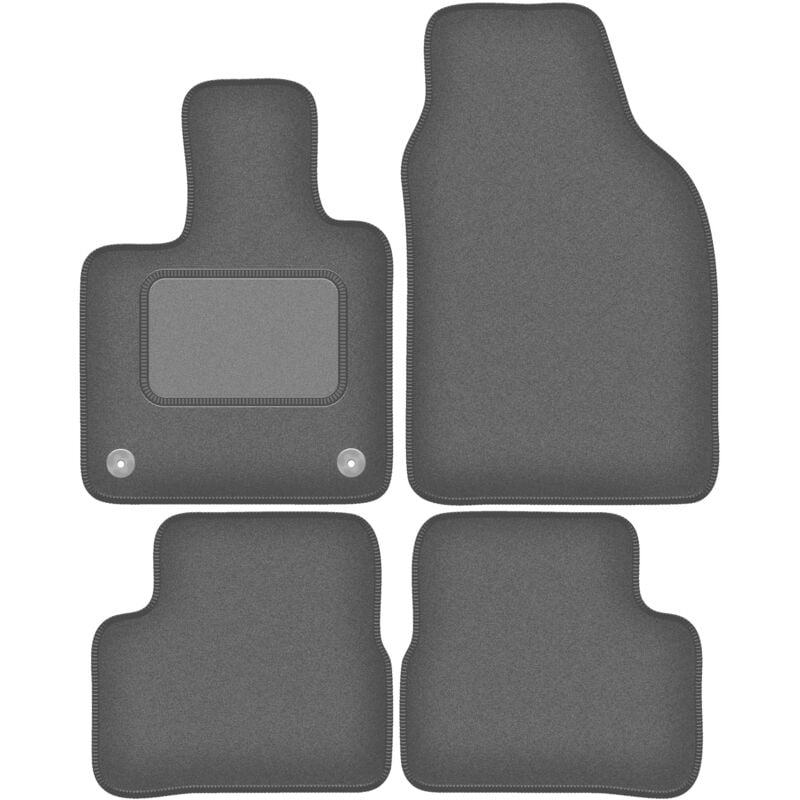 Graphit-Fußmatten für: Fiat E-500 / 500 Electric Fließheck (2020-)