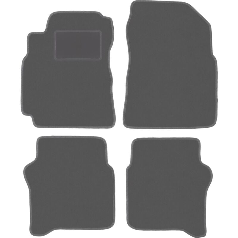 Graphit-Fußmatten für: Nissan Primera P12 Kombi, Limousine, Liftback (2001-2007)
