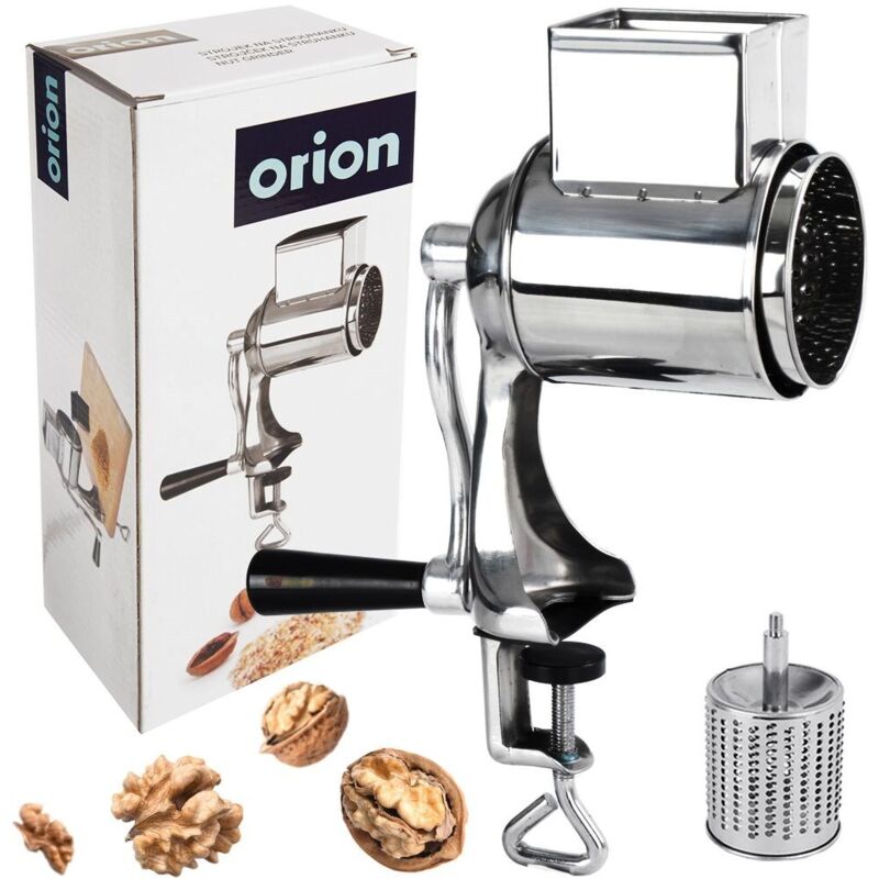 Kreisreibe für Nüsse, Trockenfrüchte, Schokolade, Käse und Gemüse ORION 130305