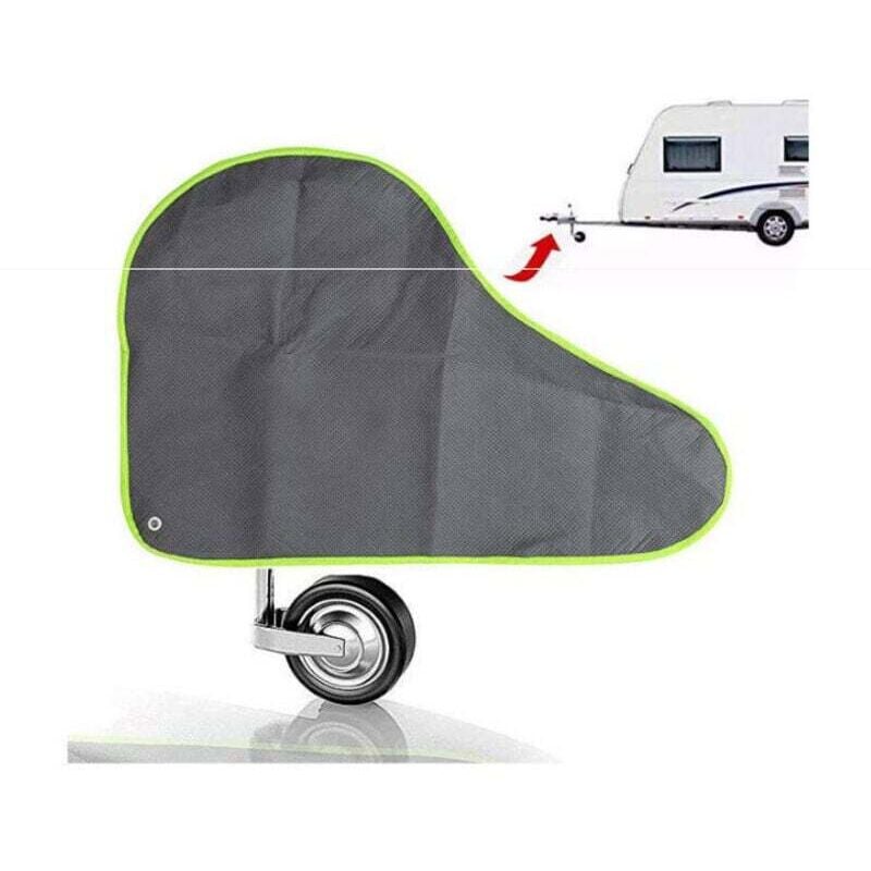 Graue Anhängerkupplungsabdeckung, Schutzhülle für Wohnwagen und Anhänger, Universalkupplung, Abschleppabdeckung, Abdeckung für Wohnwagen- und
