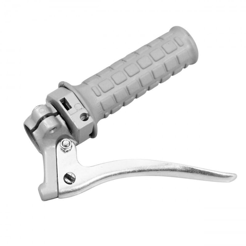 grauer vintage-gasgriff für motorrad moped mofa moped neu