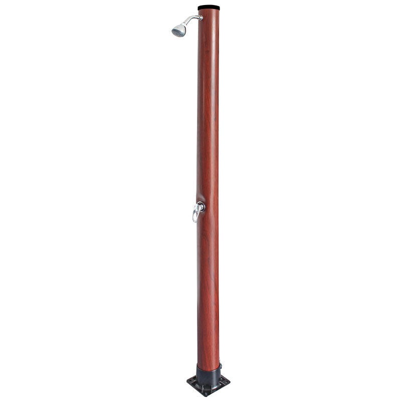 GRE - Runde Solardusche PVC-Holzimitat 20 Liter AR1020W