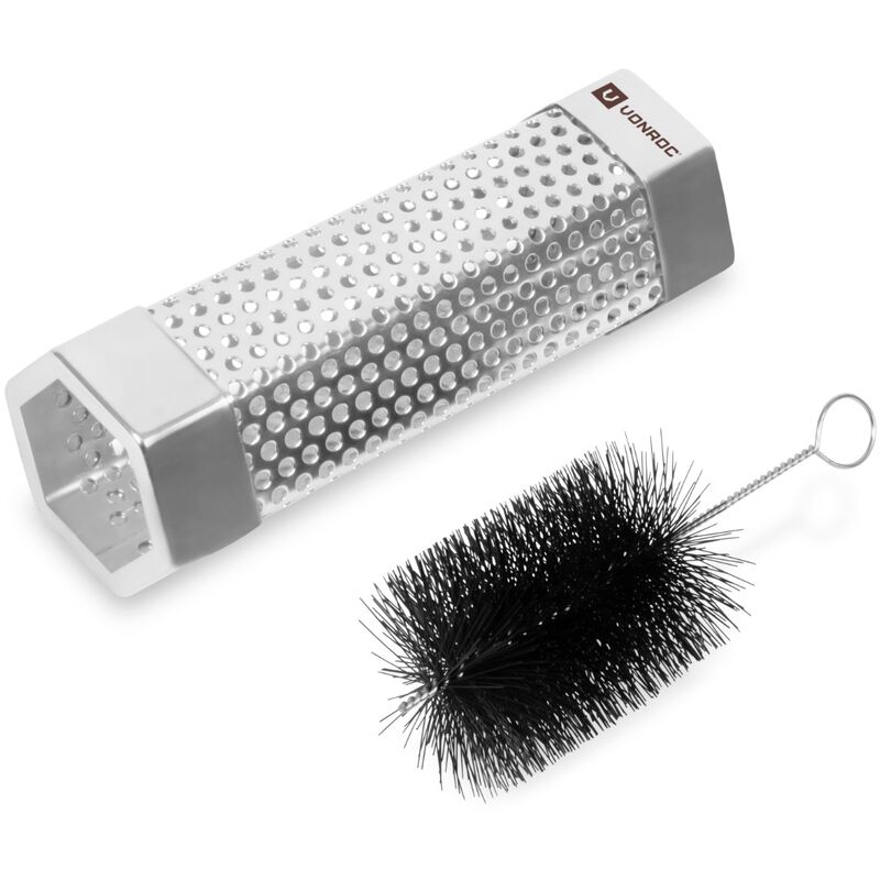 Grill-Räucherrohr – Edelstahl – Inkl. Reinigungsbürste