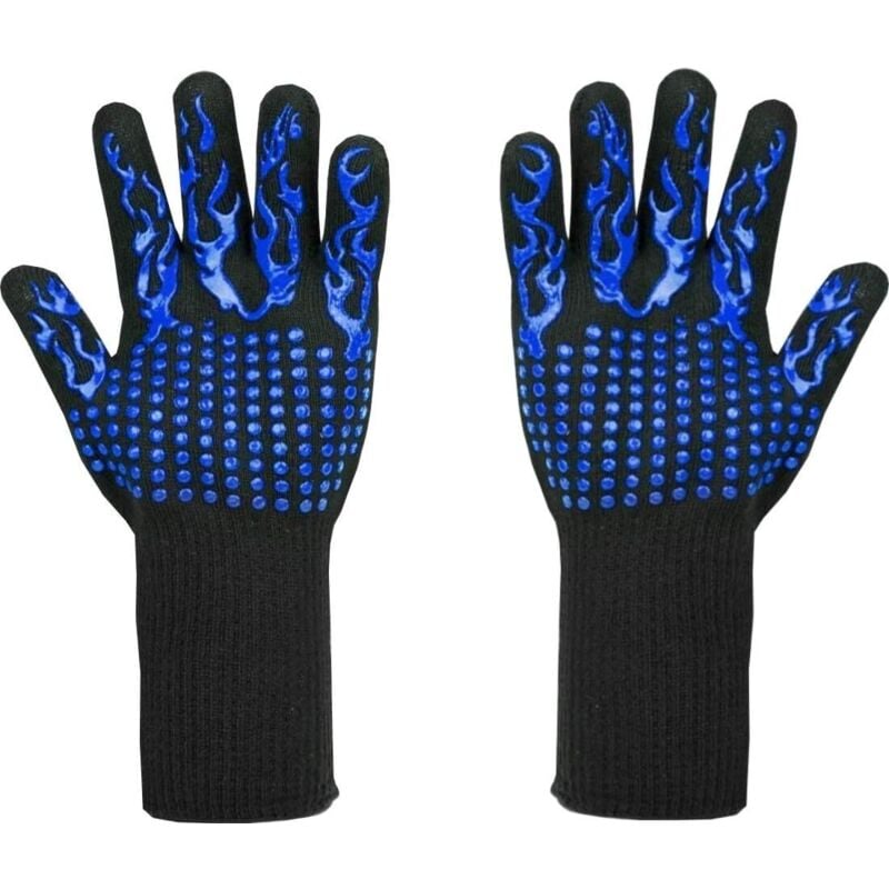 Linghhang - Grillhandschuhe hitzebeständig bis 800°C – Schnittfeste Handschuhe L5 – Premium Ofenhandschuhe zum Grillen, Kochen, Backen, Grillen, bbq