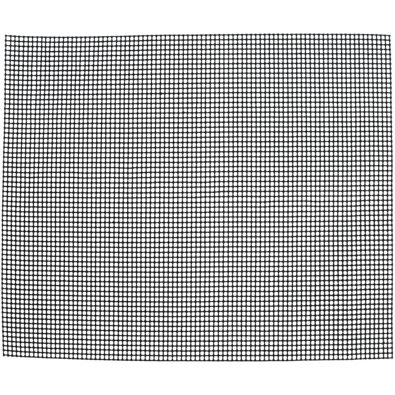 Grillmatte, wiederverwendbare Grillmatte für Gasgrill, Holzkohlegrill, Pelletgrill (Schwarz 36 x 42 cm)