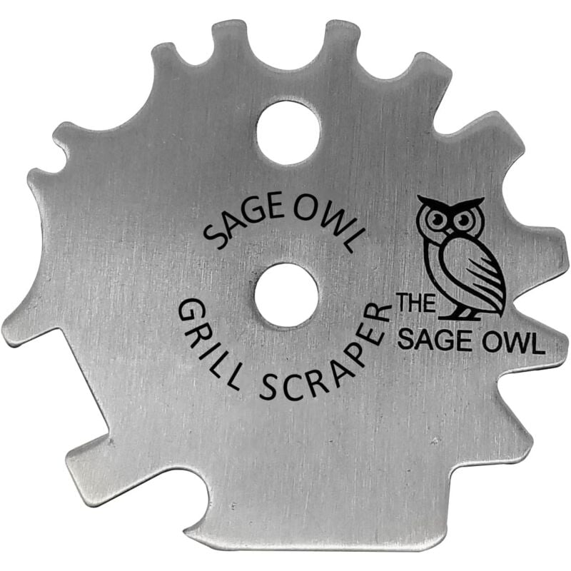 Grillschaber aus Edelstahl ohne Borsten – Mehrzweckreiniger für Outdoor-Grills, Smoker-Zubehör, Kochgeschirr & Grillutensilien, Weihnachtsgeschenke