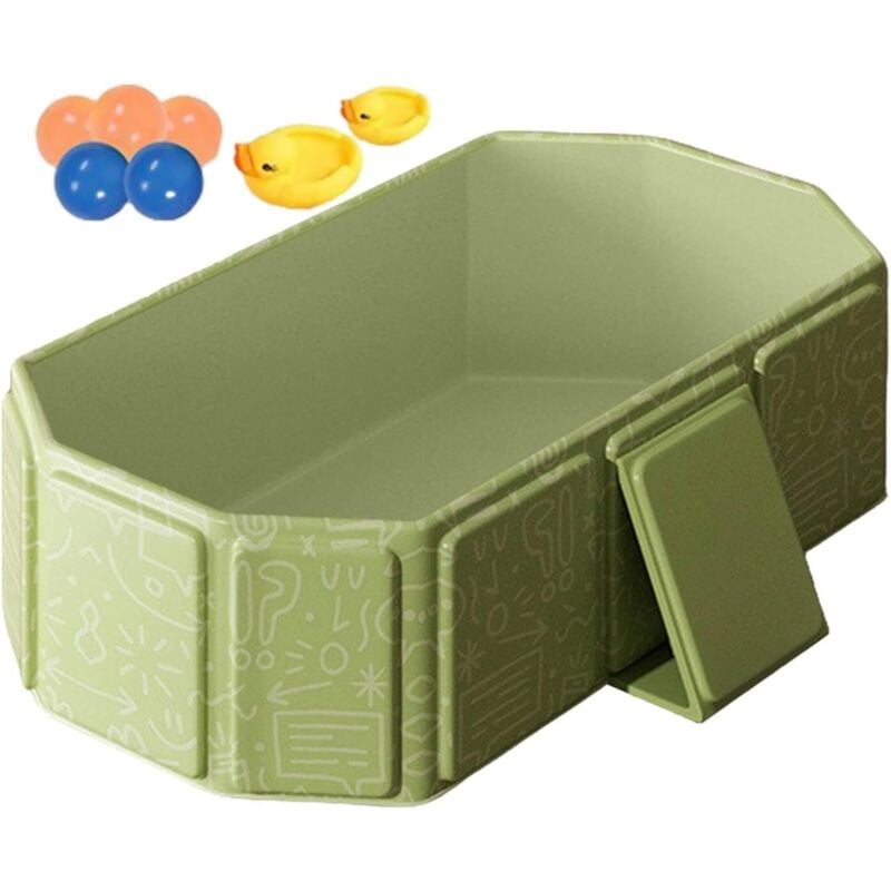 Große Badewanne für Kleinkinder, Baby, Baby, Baby Faltbare Badewanne für Kinder, große faltbare Kleinkinderbadewanne, tragbares Duschbecken,