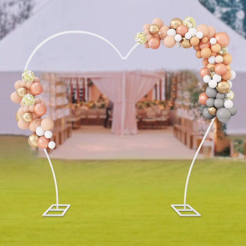 Großer Ballon Bogen Liebende Herz Ballonbogen Girlanden Halter Hochzeitsbogen Garten Pflanzen Rahmen Hintergrund Stand für Hochzeit Geburtstag Party