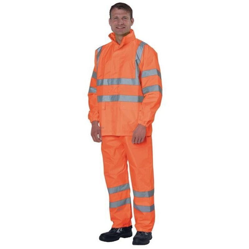 ASATEX Warnschutz-Regenjacke PREVENT orange Größe XXL - RJO/XXL