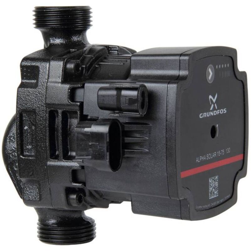 Grundfos - Hocheffizienz-Umwälzpumpe alpha solar 15-75 130 mm