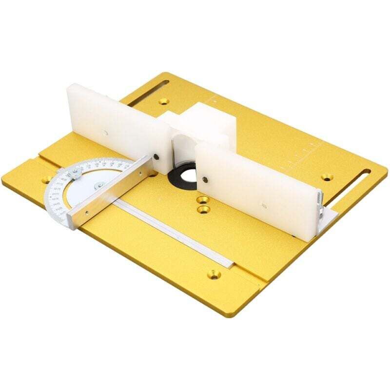 Grundplatte für den Routertisch aus Metall, Aluminium-Grundplatte für Tischkreissäge, b