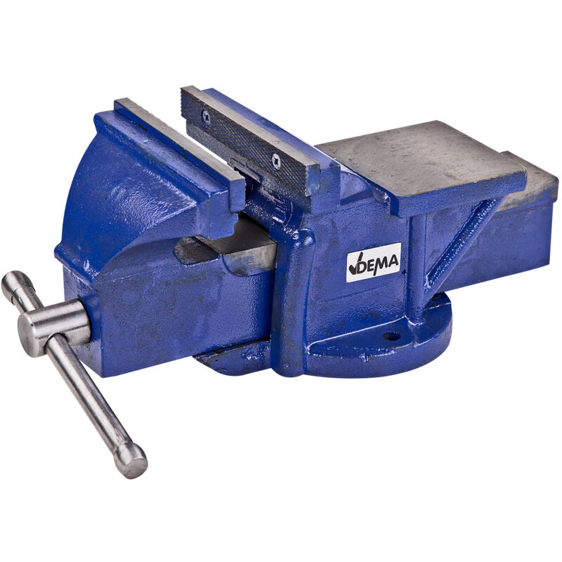 Dema - Guß Schraubstock Werkbank Werkbankschraubstock mit Amboss 150 mm Backenbreite
