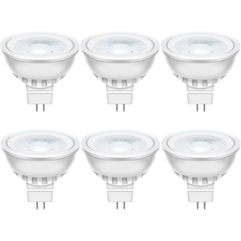 GU5.3 led warmweiß MR16 LED 5W Lampe 12V, 50 Watt ersetzt, 2700K Warmweiß 38° Abstrahlwinkel LED Spot MR16, 560Lm AC/DC 12Volt Led Leuchtmittel,