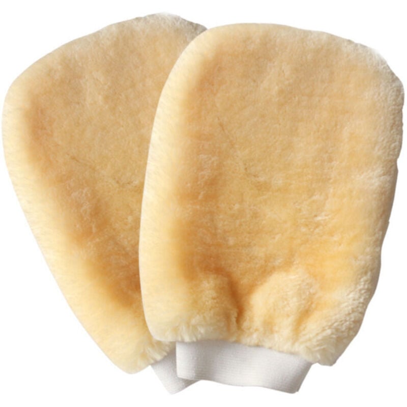 KZQ - Guanti per lavaggio auto confezione da 2, guanti reversibili per la pulizia dell'auto, cura delicata ed efficace dell'auto.