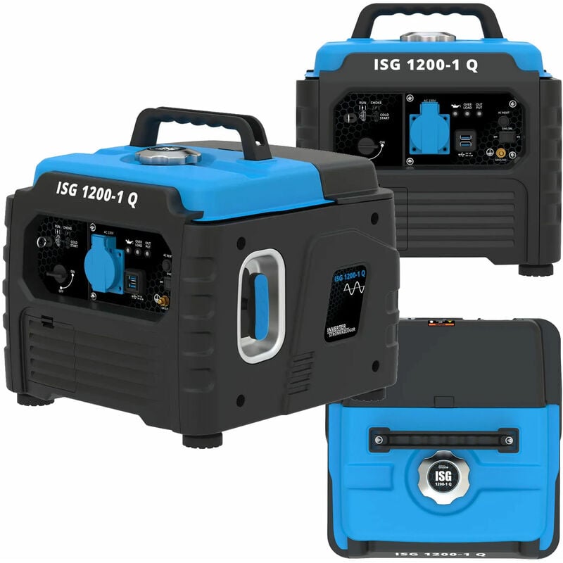 Güde - Notstromaggregat Inverter Stromerzeuger isg 1200-1 q Benzin 1,3 kW 1200 w