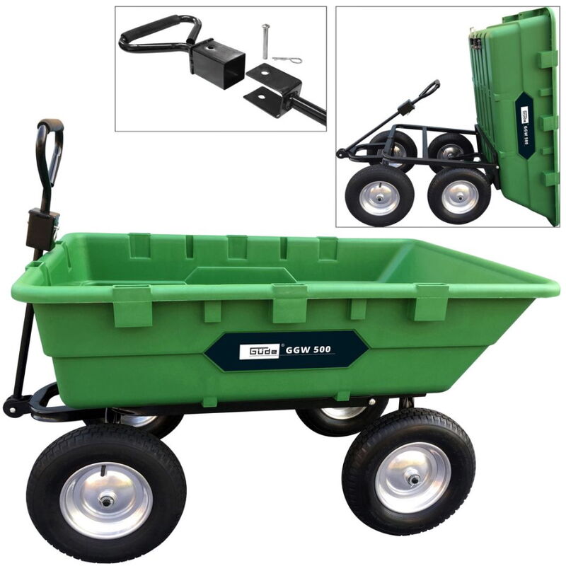 Güde - Gartenwagen ggw 500 Bollerwagen Transportwagen kippbar 500 kg 225 Liter