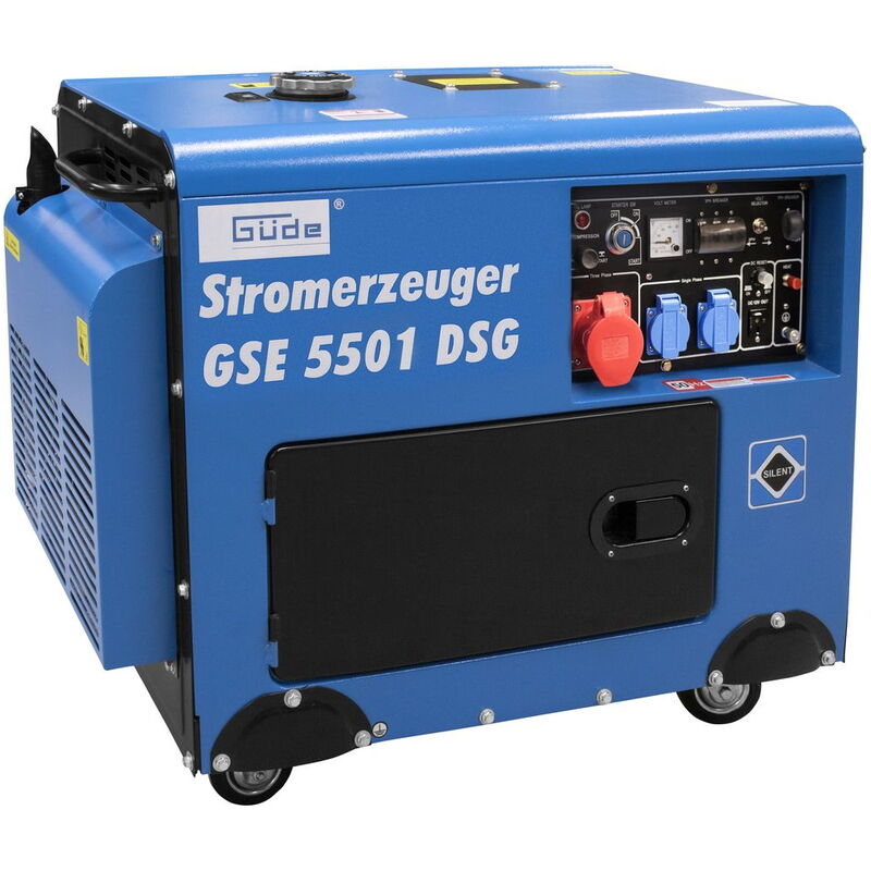 Inverter Stromerzeuger Notstromaggregat Stromaggregat Generator gse 5501 dsg - Güde