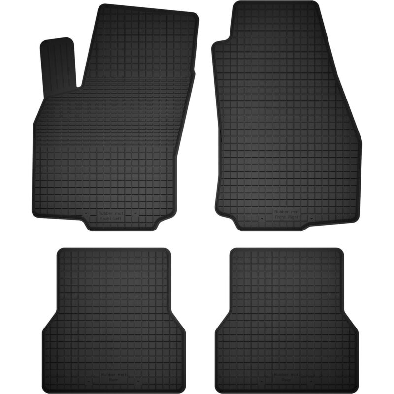 Gummi-Automatten, 4er-Set, Universalmodell: Ford Focus MK3 FL Limousine, Kombi, Schrägheck (2017-2020)