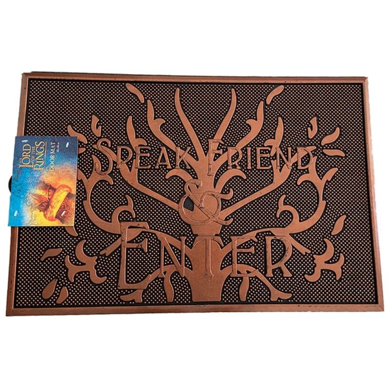 Gummi Fußmatte pyramid der Herr der Ringe sprechen Freund und eintreten