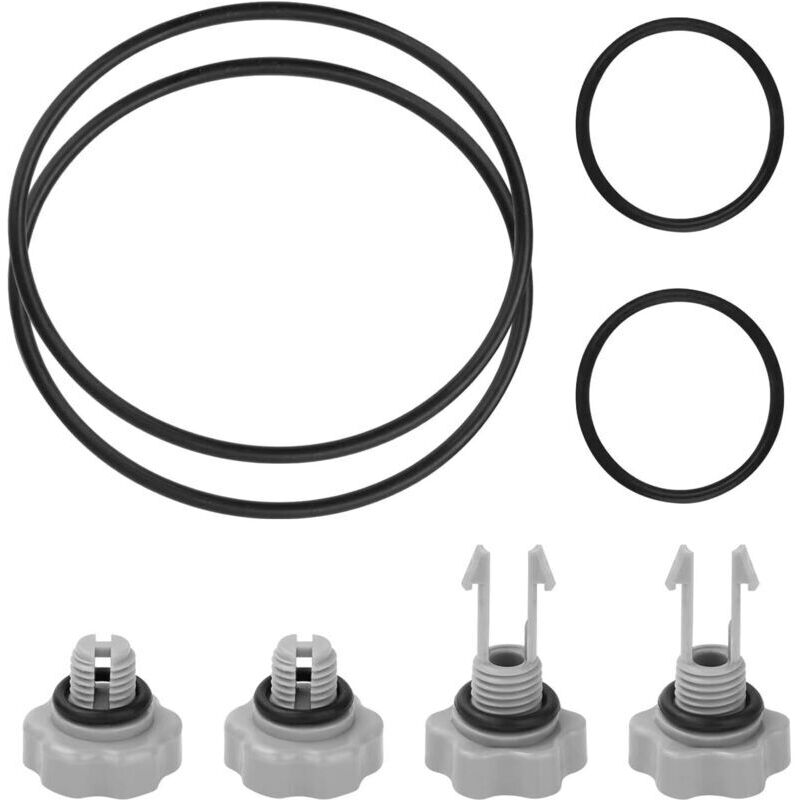 Gummi-O-Ring-Reparaturset für Intex-Sandfilterpumpe – Reparaturset für Poolpumpendichtungen – Poolpumpenzubehör