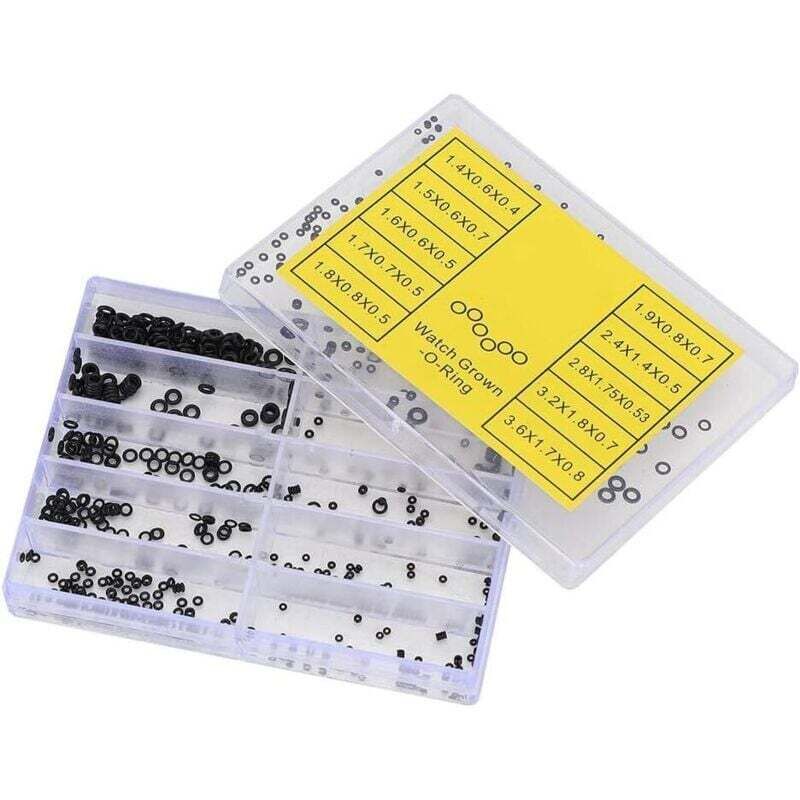 Gummi-O-Ring, Werkzeug zur Reparatur von Uhrengehäusen, O-Ring, Gummischeibe, Kronendichtungen für Herren- und Damenuhren und Ringe