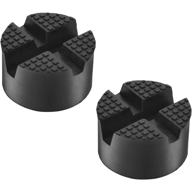 Gabrielle - Gummi-Wagenheber-Pad, Auto-Unterbodenschutz-Pad-Adapter-Zubehörwerkzeug für Wagenheber (2er-Pack)