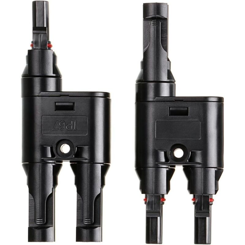 h- 1 Paar Solarmodul-Steckverbinder (1 bis 2 Stifte), MC4, robust und wirtschaftlich für Familien