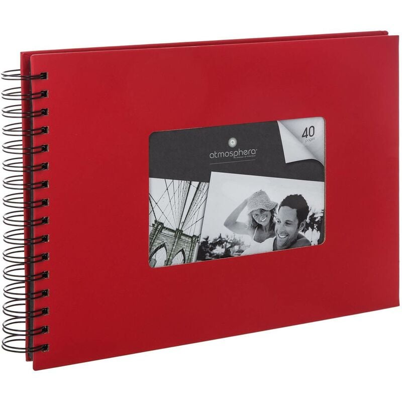 Album Ethan mit Spiralbindung 160 Fotos - Rot