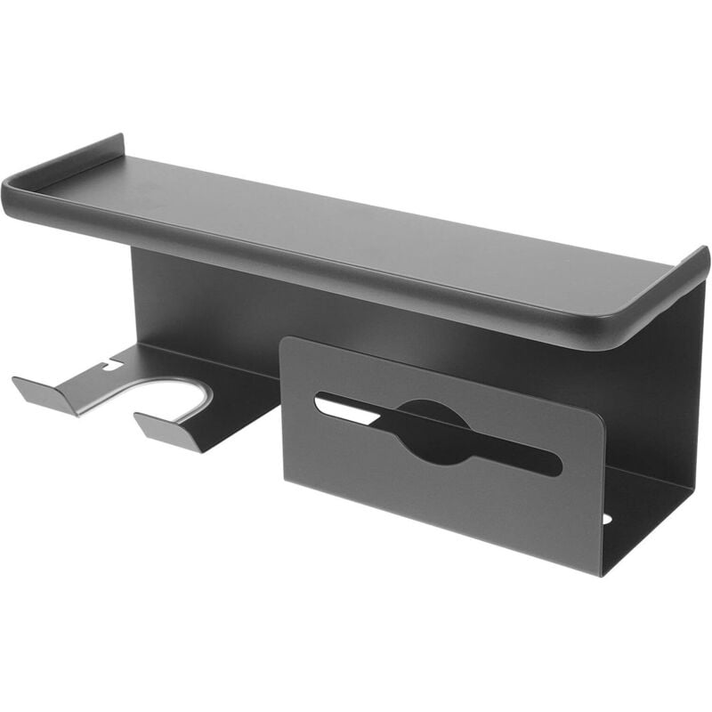 Haartrockner-Halter, Haartrockner-Organizer, wandmontierter Regalhalter, Glätteisen-Halter, Fön-Aufbewahrungs-Organizer für Badezimmer