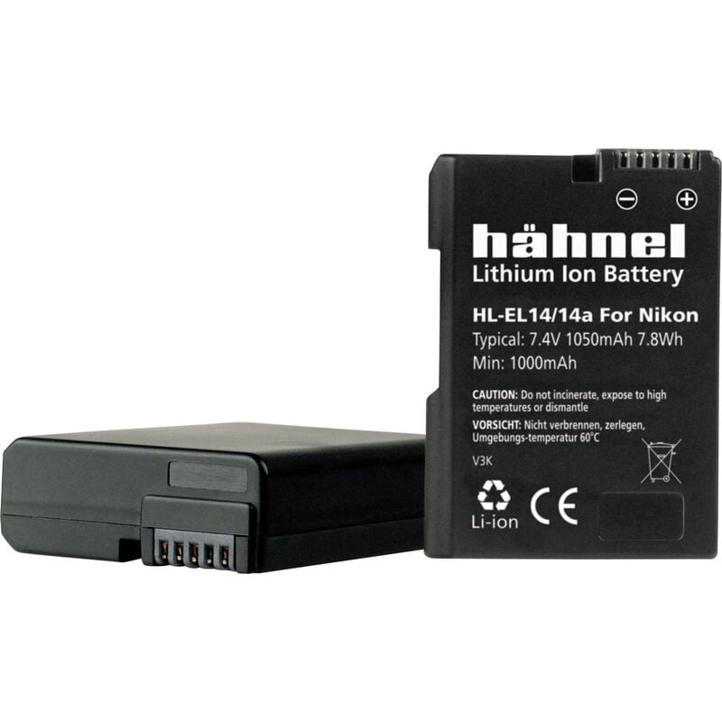 Hähnel Fototechnik HL-EL14a Kamera-Akku ersetzt Original-Akku (Kamera) EN-EL14, EN-EL14a 7.4 V 1050