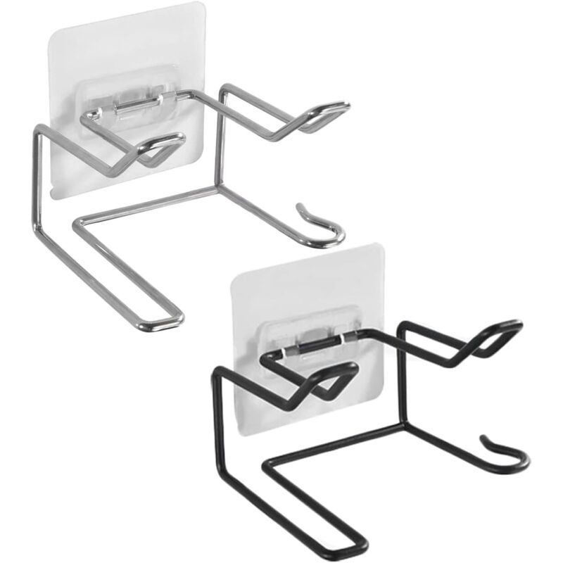 ZVD - Hair Dryer Holder And Straightener Holder Hair Dryer Holder With Socket Holders Hair Dryer Wall Mount Without Screws Suitable For All Types Of